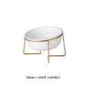 Ceramic Cat Bowl with Raised Stand Stylish Feeder for Pets Ceramic Cat Bowl with Raised Stand Stylish Feeder for Pets