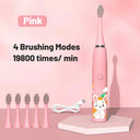 For Children Electric Toothbrush Cartoon Pattern Kids Ultrasonic For Children Electric Toothbrush Cartoon Pattern Kids Ultrasonic