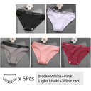 Cotton Panties Set: Stylish Low Waist Briefs for Women Cotton Panties Set: Stylish Low Waist Briefs for Women