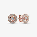 Sterling Silver Crystal Stud Earrings Rose Gold Heart Bee Sterling Silver Crystal Stud Earrings Rose Gold Heart Bee