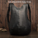 Stylish Vintage Men Women Leather Business Backpack Bag Stylish Vintage Men Women Leather Business Backpack Bag