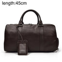 Big Capacity Genuine Leather Travel Bag For Men Women Stylish Big Capacity Genuine Leather Travel Bag For Men Women Stylish