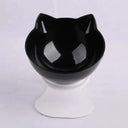 Double Cat Bowl Set Elevated Feeding Bowls For Cats Double Cat Bowl Set Elevated Feeding Bowls For Cats
