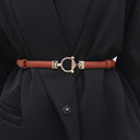 Adjustable Gold Buckle Waist Belt Stylish Skinny Accessory Adjustable Gold Buckle Waist Belt Stylish Skinny Accessory