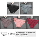 Cotton Panties Set: Stylish Low Waist Briefs for Women Cotton Panties Set: Stylish Low Waist Briefs for Women