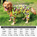 Large Dog Waterproof Hooded Raincoat Jacket Overalls 6XL Large Dog Waterproof Hooded Raincoat Jacket Overalls 6XL