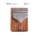 21 Or 17 Key Kalimba Acacia Walnut Curly Figure Keyboard 21 Or 17 Key Kalimba Acacia Walnut Curly Figure Keyboard