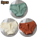 Soft Cotton Lace Panties Set Comfortable Lingerie Trio Soft Cotton Lace Panties Set Comfortable Lingerie Trio