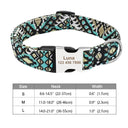 Engraved Nylon Pet ID Collar with Nameplate for Dogs Engraved Nylon Pet ID Collar with Nameplate for Dogs