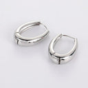Elegant Korean Metal Hoop Earrings Stylish Jewelry for Women Elegant Korean Metal Hoop Earrings Stylish Jewelry for Women