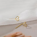 Heart Pearl Earrings Elegant Feminine Jewelry Chic Look Heart Pearl Earrings Elegant Feminine Jewelry Chic Look