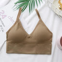 Sleek Seamless V Neck Crop Top Breathable Fitness Outfit Sleek Seamless V Neck Crop Top Breathable Fitness Outfit