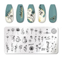 Stainless Steel Nail Art Stamping Plate Set for Manicures Stainless Steel Nail Art Stamping Plate Set for Manicures
