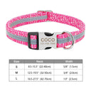 Engraved Nylon Pet ID Collar with Nameplate for Dogs Engraved Nylon Pet ID Collar with Nameplate for Dogs