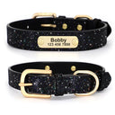 Leather Personalized Cat Collar Adjustable Free Engraving Leather Personalized Cat Collar Adjustable Free Engraving