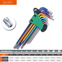 Allen Key Set L Wrench Kit 9 Piece Long Arm Hex Keys Allen Key Set L Wrench Kit 9 Piece Long Arm Hex Keys