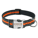 Personalized Reflective Nylon Dog Collar for All Dog Sizes Personalized Reflective Nylon Dog Collar for All Dog Sizes