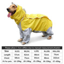 Large Dog Waterproof Hooded Raincoat Jacket Overalls 6XL Large Dog Waterproof Hooded Raincoat Jacket Overalls 6XL