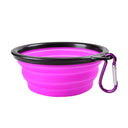 Portable Silicone Dog Bowl: Convenient Travel Feeding Aid Portable Silicone Dog Bowl: Convenient Travel Feeding Aid