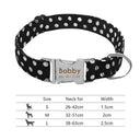 Personalized Reflective Nylon Dog Collar for All Dog Sizes Personalized Reflective Nylon Dog Collar for All Dog Sizes