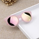 Colorful UV400 Kids Sunglasses Retro Round Reflective Eyewear Colorful UV400 Kids Sunglasses Retro Round Reflective Eyewear