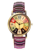 Camo Denim Wristwatch Military Style Timepiece Camo Denim Wristwatch Military Style Timepiece