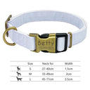 Personalized Reflective Nylon Dog Collar for All Dog Sizes Personalized Reflective Nylon Dog Collar for All Dog Sizes