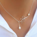 Elegant Pearl Pendant Necklace Timeless Fashion Jewelry Elegant Pearl Pendant Necklace Timeless Fashion Jewelry