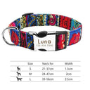 Personalized Reflective Nylon Dog Collar for All Dog Sizes Personalized Reflective Nylon Dog Collar for All Dog Sizes