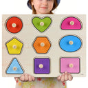 Montessori Wooden Puzzle Set: Enhance Creative Learning Fun Montessori Wooden Puzzle Set: Enhance Creative Learning Fun