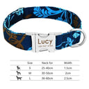 Personalized Reflective Nylon Dog Collar for All Dog Sizes Personalized Reflective Nylon Dog Collar for All Dog Sizes
