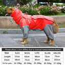 Large Dog Waterproof Raincoat Hooded Jacket Overalls 6XL Large Dog Waterproof Raincoat Hooded Jacket Overalls 6XL