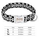 Nylon Dog Collar :Personalized Reflective for All Dog Sizes Nylon Dog Collar :Personalized Reflective for All Dog Sizes