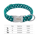Personalized Reflective Nylon Dog Collar for All Dog Sizes Personalized Reflective Nylon Dog Collar for All Dog Sizes