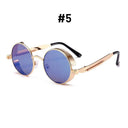 Vintage Steampunk Red Round Sunglasses for Men and Women Vintage Steampunk Red Round Sunglasses for Men and Women