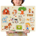 Montessori Wooden Puzzle Set: Enhance Creative Learning Fun Montessori Wooden Puzzle Set: Enhance Creative Learning Fun