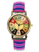 Camo Denim Wristwatch Military Style Timepiece Camo Denim Wristwatch Military Style Timepiece