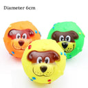 Squeaky Rubber Dog Ball Toy for Small Dogs Interactive Chew Squeaky Rubber Dog Ball Toy for Small Dogs Interactive Chew