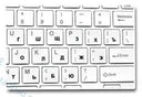 Russian Keyboard Stickers Waterproof Alphabet Layout Russian Keyboard Stickers Waterproof Alphabet Layout