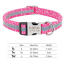 Nylon Dog Collar :Personalized Reflective for All Dog Sizes Nylon Dog Collar :Personalized Reflective for All Dog Sizes