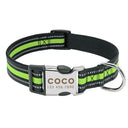 Personalized Reflective Nylon Dog Collar for All Dog Sizes Personalized Reflective Nylon Dog Collar for All Dog Sizes