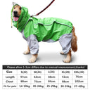 Large Dog Waterproof Raincoat Hooded Jacket Overalls 6XL Large Dog Waterproof Raincoat Hooded Jacket Overalls 6XL