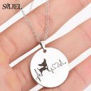 Chihuahua Pet Pendant Necklace Adorable Animal Love Jewelry Chihuahua Pet Pendant Necklace Adorable Animal Love Jewelry