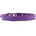 Colorful Leather Pet Collar Custom Padded Quick Release Colorful Leather Pet Collar Custom Padded Quick Release