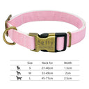 Personalized Reflective Nylon Dog Collar for All Dog Sizes Personalized Reflective Nylon Dog Collar for All Dog Sizes