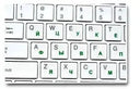 Russian Keyboard Stickers Waterproof Alphabet Layout Russian Keyboard Stickers Waterproof Alphabet Layout