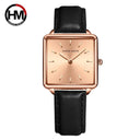 Rose Gold Square Dial Ladies Watch Sophisticated Timepiece Rose Gold Square Dial Ladies Watch Sophisticated Timepiece