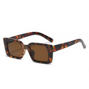 Stylish UV400 Retro Leopard Rectangle Sunglasses Unisex Stylish UV400 Retro Leopard Rectangle Sunglasses Unisex