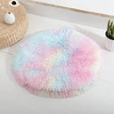 Soft Fleece Round Cat Bed Cozy Pet Sleeping Mat for Dogs Soft Fleece Round Cat Bed Cozy Pet Sleeping Mat for Dogs