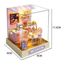 Kids Wooden Dollhouses Kit: Creative Roombox Toy Set Kids Wooden Dollhouses Kit: Creative Roombox Toy Set